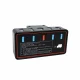 LED Strobe Light Kit for Trucks 4pc 12V with 10 Flash Modes and Remote, Amber