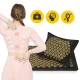 4FIZJO ECO Acupressure Mat with Pillow Set, Black and Gold