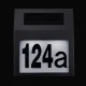 Maclean MCE172 LED Solar Lamp with House Number