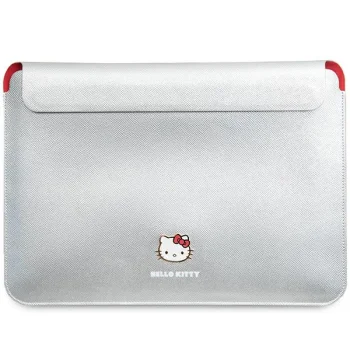 Hello Kitty 14" Laptop Sleeve Metal Logo, Silver
