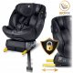 Nukido Aero Line Swivel Child Car Seat Black 0-36 kg ISOFIX