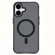 3mk iPhone 16 Case Smoke MagCase with MagSafe, Semi-Transparent