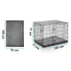 Pethaus Metal Dog Crate with Bed L 107 x 71 x 77 cm PH-202