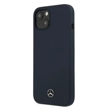 Mercedes iPhone 13 mini Case Silicone Line, Navy Blue