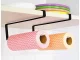 Slide-on Metal Paper Towel Holder, Black