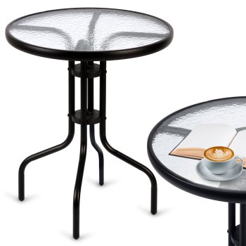 Sofotel SO-981 Round Garden Table 60 x 71 cm - Stylish Outdoor Patio Furniture