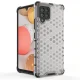 Case for Samsung Galaxy A42 5G Honeycomb Armor Cover with TPU Bumper, Red