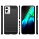 Carbon Case for Infinix Note 12i, TPU Cover, Black