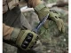 Tactical Gloves with Knuckle Protection, Size XL, Green