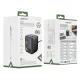 Acefast Z10 GaN 100W Desktop Charger with Retractable USB-C Cable and TFT Display, Black