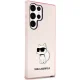 Samsung Galaxy S23 Ultra (SM-S918) Karl Lagerfeld Ikonik Choupette Case Cover (KLHCS23LHNCHTCP), Pink