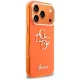 Guess IML 4G Script Metal Phone Case Cover iPhone 17 Pro Max - Orange