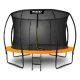 Neo-Sport NS-12C201 Garden Trampoline with Inner Net 374 cm (12ft), Orange