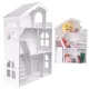 LULILO CALLA 2-in-1 Kids Bookcase and Dollhouse, 116 cm
