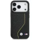 BMW iPhone 17 Pro Case M Carbon Line & Logo MagSafe, Black/Yellow