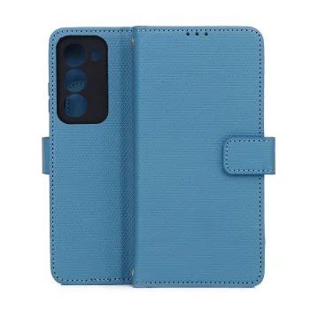 TFO Smart Triangle Wallet Case for Oppo A5 5G, Blue