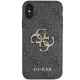 Guess 4G Big Metal Logo Case for iPhone X/XS - Gray