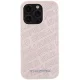 Karl Lagerfeld iPhone 15 Pro Max Case Quilted K Pattern, Pink