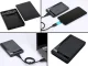 External 2.5\'\' HDD SSD SATA Hard Drive Case to USB 3.0, Black