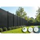 Plonos Premium Shade Net Privacy Screen 1.5x25m 110g/m² with 50 Clips - Gray