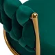 Swivel Salon Chair 4Rico QS-GW01G Velvet, Green