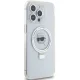 Karl Lagerfeld iPhone 15 Pro Max Case Ring Stand Karl Head MagSafe, White