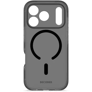 Decoded DropTec MagSafe Case for iPhone 17 Pro - Black/Transparent