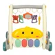 Bibi-inn 2-in-1 Baby Play Mat and Activity Walker with Piano, Grey