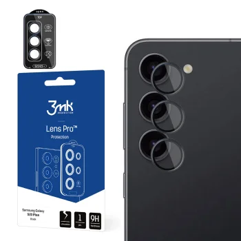 3Mk Lens Protection Pro Camera Glass for Samsung Galaxy S23 5G, Black