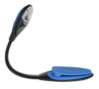 Clip-on Reading LED Light Lamp, Blue