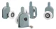 Ruhhy Shower Enclosure Rollers - Set of 8