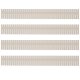 Ruhhy Drawer Dividers Organizers, 4 Pcs, Beige