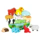 Wooden Balancing Animal Game Safari Montessori