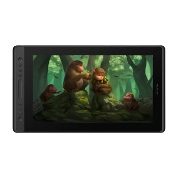 Huion Kamvas Pro 16 GT156 15.6" Full HD Graphics Tablet, Silver-Black