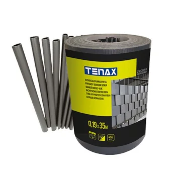 Fence Strip TENAX TWIST 35 m x 19 cm, 450 g/m², Green + 25 End Clips