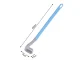 Silicone Toilet Brush with Wall Mount, Blue