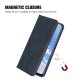Google Pixel 7a Wallet Design Card Slots Leather Phone Case Cover, Black