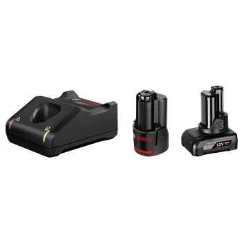 Bosch 12V Starter Set: 2.0Ah & 4.0Ah Batteries + GAL 12V-40 Charger