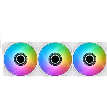 Thermaltake CT140 EX INFINITY ARGB Sync 140 mm Fans, 3-Pack, Snow White