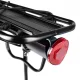 Universal Bicycle Rear Aluminum Trunk Bike Rack, Black