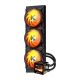 Darkflash Explore DE360 CPU Liquid Cooler with 2.88\" IPS Screen, Black