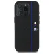 BMW iPhone 16 Pro Max Case Silicone Hexagon Blue Line MagSafe, Black