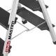 Hailo Master D70 Double-Sided Folding Step Stool, 2x3 Steps