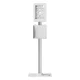 Floor Advertising Tablet Stand Maclean MC-960 W 10.9\"-11\", Lockable, White