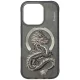 Nimmy iPhone 16 Pro Max Case Dragon MagSafe, Gray