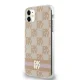 DKNY iPhone 11 / XR Case IML Checkered Mono Pattern MagSafe, Pink