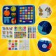 Kruzzel Montessori Sensory Quiet Book for Toddlers 26881, Blue