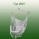Iso Trade Gardlov Brazilian Hammock Chair with Cushions, Grey