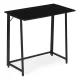 ModernHome Folding Computer Desk 80x45 cm, Black
