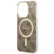 Guess 4G MagSafe Case for iPhone 15 Pro - Brown
